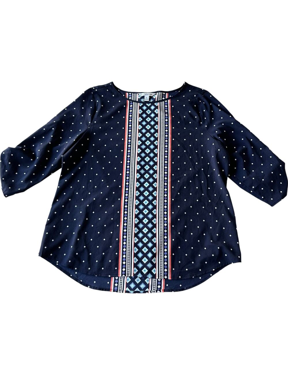 Womens Top Size XL Hippie Loose Fit Conservative Modest Church Everyday Wear